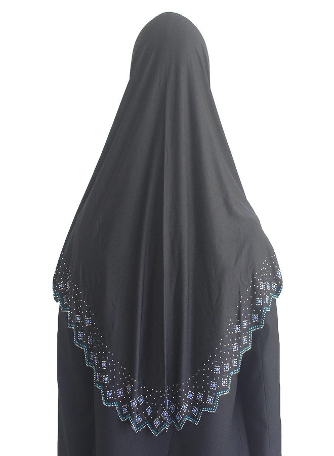 Modest Beauty Instant Hijab Scarf for Women Muslim Women Clothing Headscarf for Girls with Czech Rhinestone - Image 1